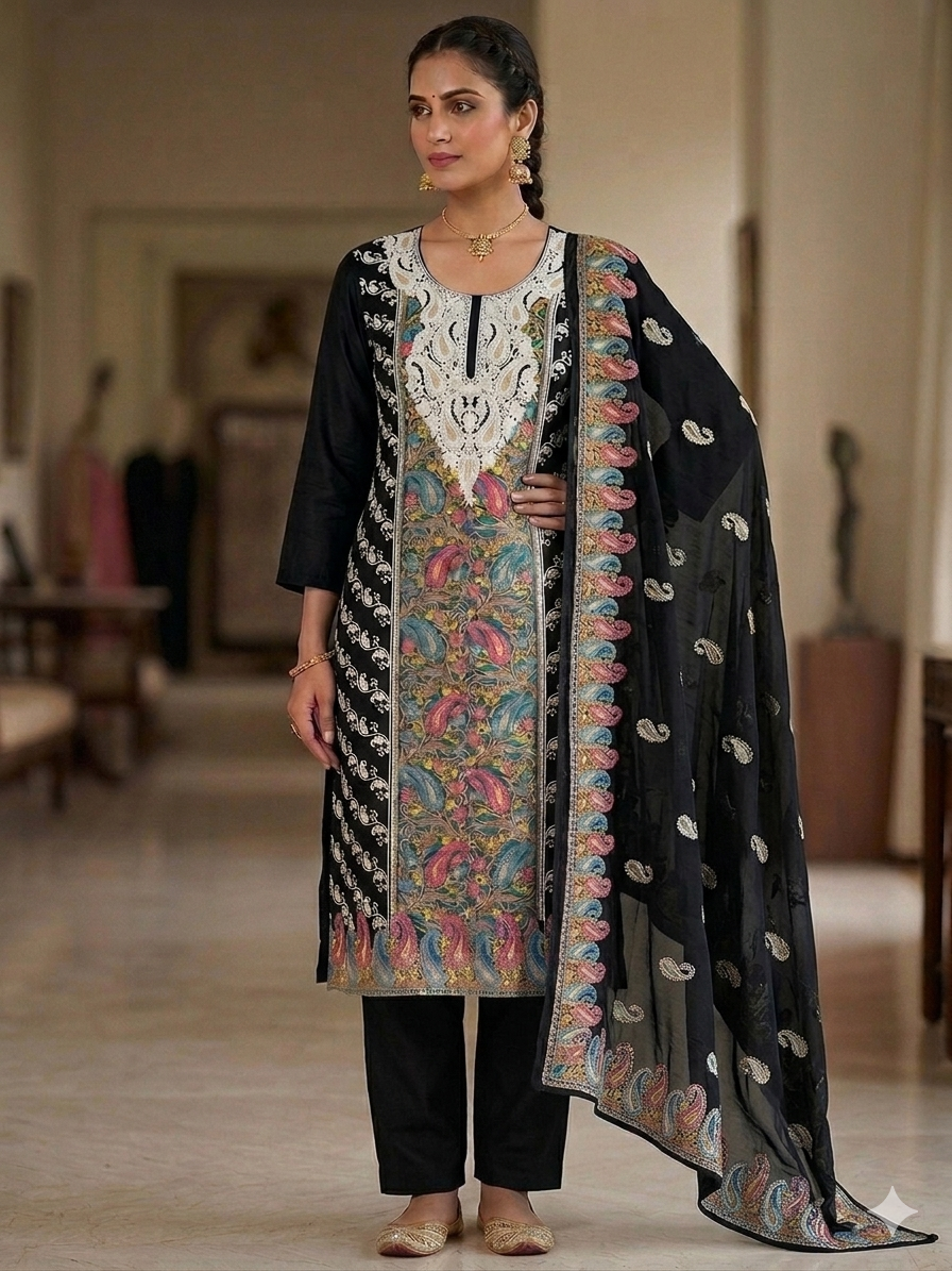 Cotton Embroidery Suitset