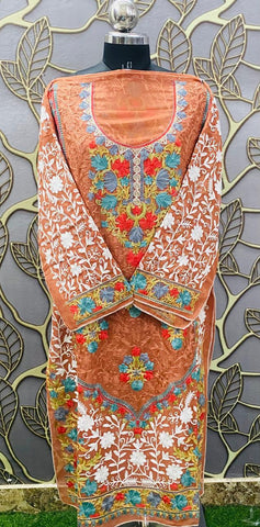 Georgette Kashmiri Work Kurtis2025OCT2215