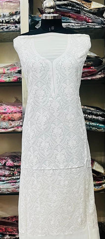 Georgette Kashmiri Work Kurtis2025NOV2803
