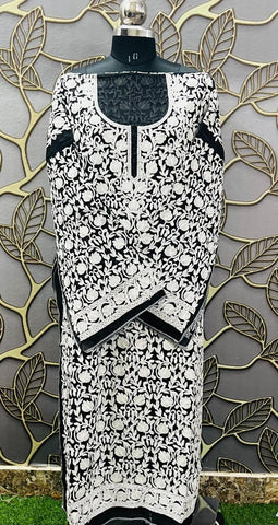 Georgette Kashmiri Work Kurtis2025DEC0101