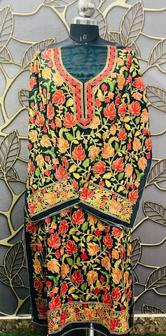 Georgette Kashmiri Work Kurtis2025DEC0104