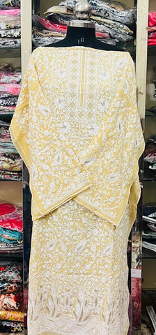 Georgette Kashmiri Work Kurtis2025DEC0405