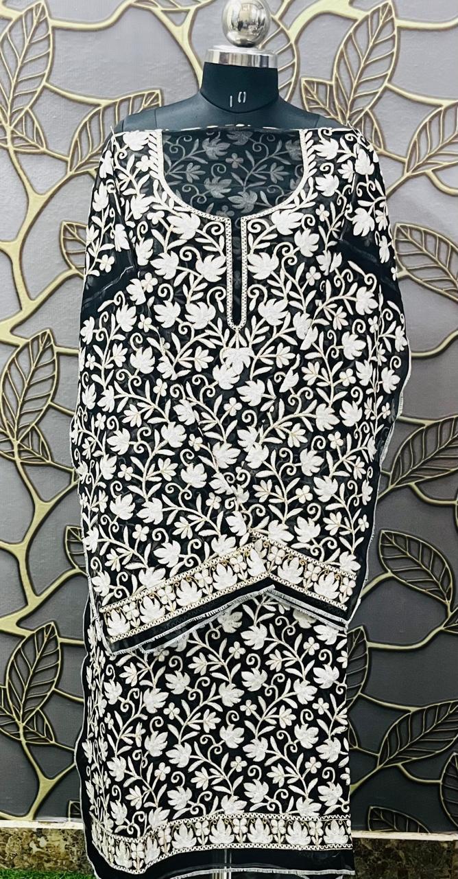 Georgette Kashmiri Work Kurtis2025FEB01005