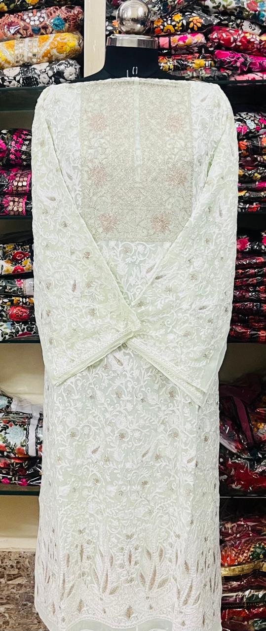 Georgette Kashmiri Work Kurtis2025FEB2407