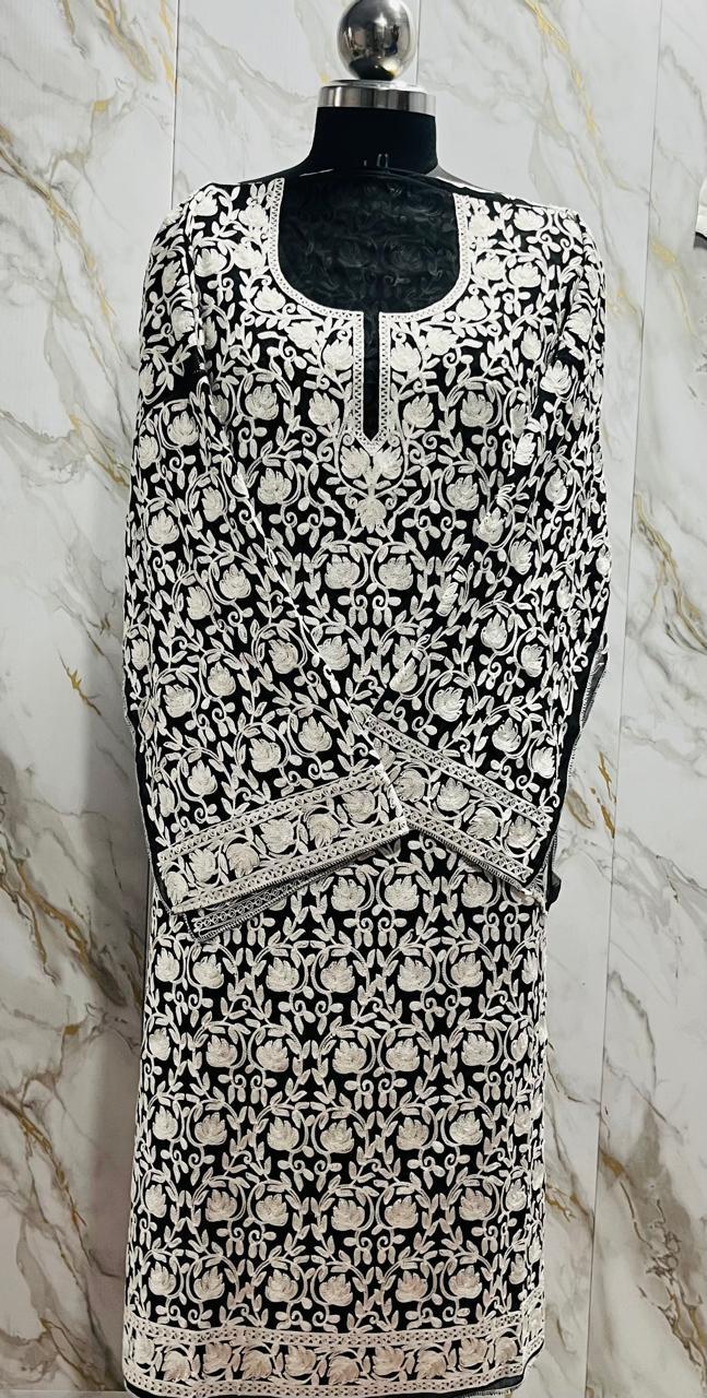 Georgette Kashmiri Work Kurtis2026MAR1810